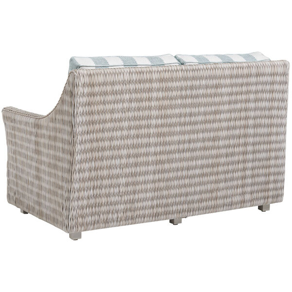 Seabrook Ivory, Taupe, and Gray Loveseat, image 2