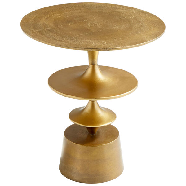 Aged Brass Eros Table, image 1