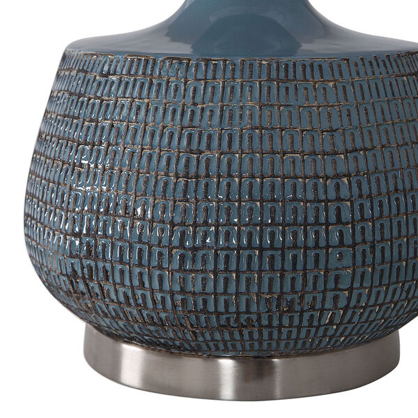 Hearst Blue One-Light Table Lamp, image 3
