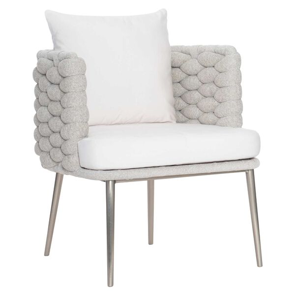 Santa Cruz Nordic Gray Silver Mist Outdoor Arm Chair, image 1