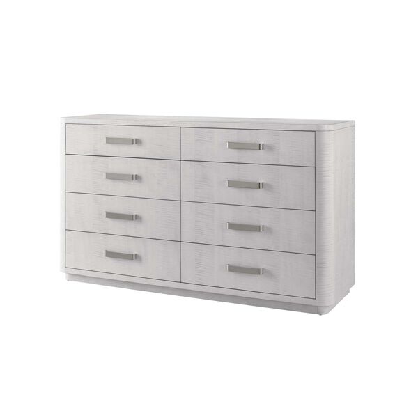 Tranquility Adore White and Gold Drawer Dresser, image 3