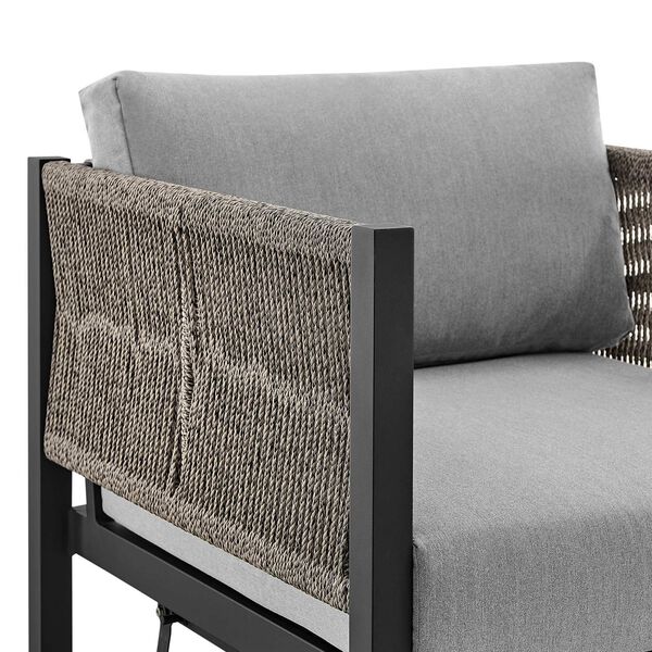 Cuffay Black Outdoor Swivel Chair, image 6
