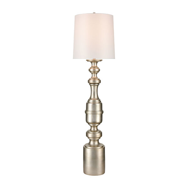 Cabello Antique Silver One-Light Floor Lamp, image 1