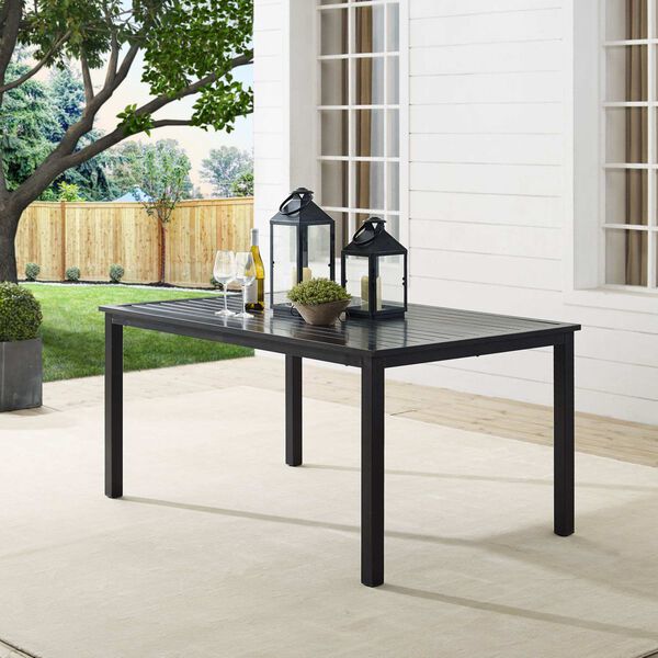 Kaplan Oil Rubbed Bronze Outdoor Metal Dining Table, image 1