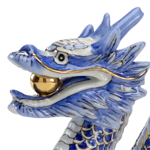 Blue and Off White Blue Dragon, image 2
