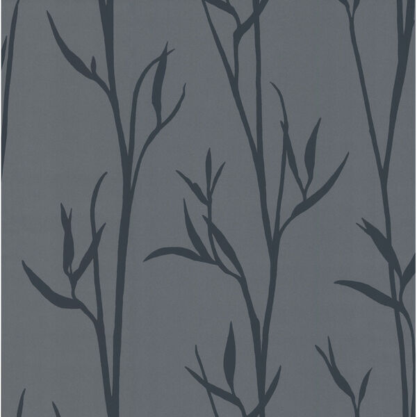 Matcha Blue Botanical Non-Pasted Wallpaper, image 2