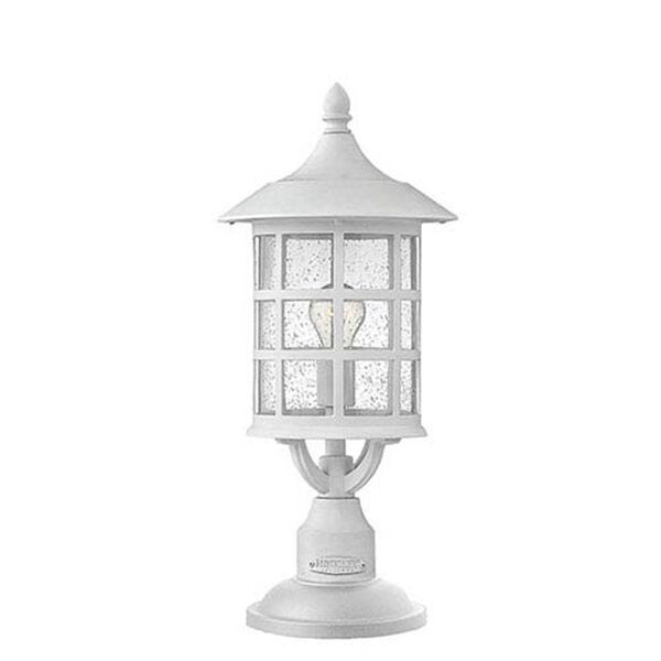 Hillgate White 18-Inch One-Light Outdoor Post Mount, image 1