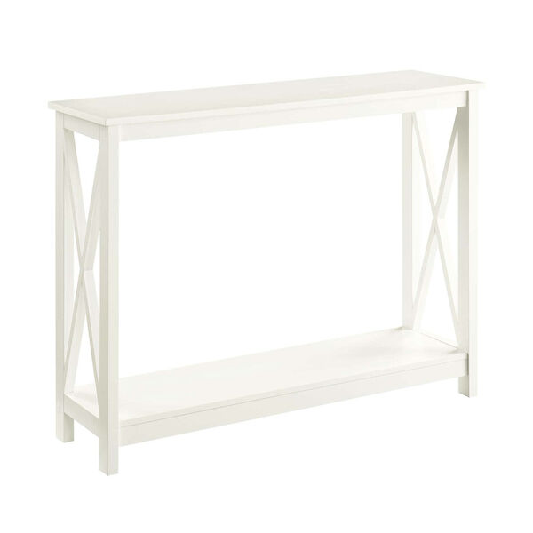 Oxford Ivory Console Table with Shelf, image 1