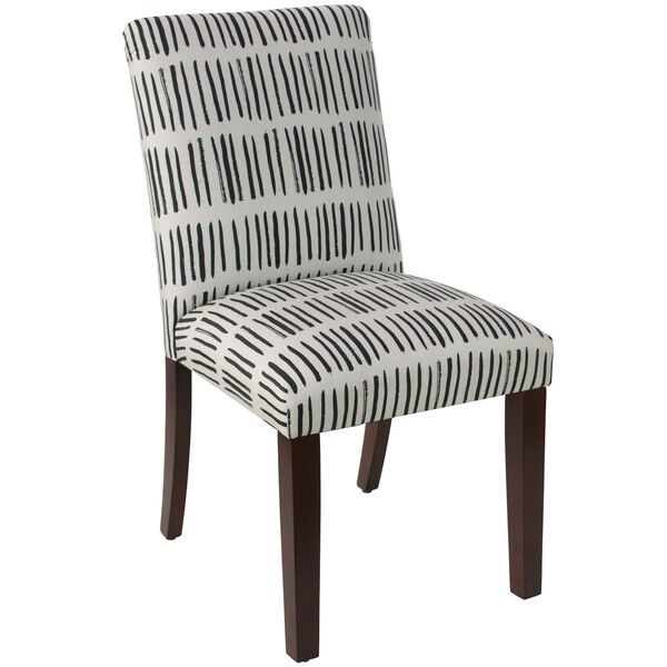 Dash Black White 37-Inch Dining Chair, image 1