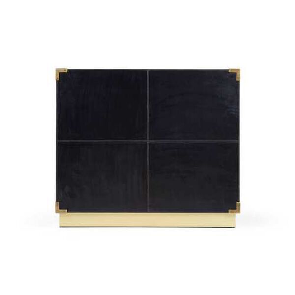 Black and Antique Brass Sable Chest, image 8