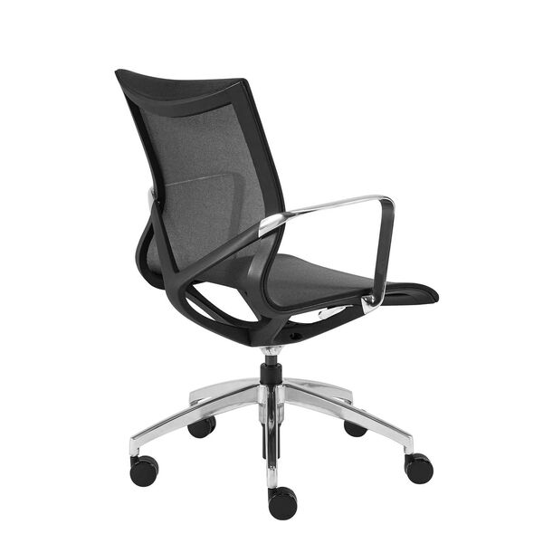 Tertu Black Low Back Office Chair, image 6