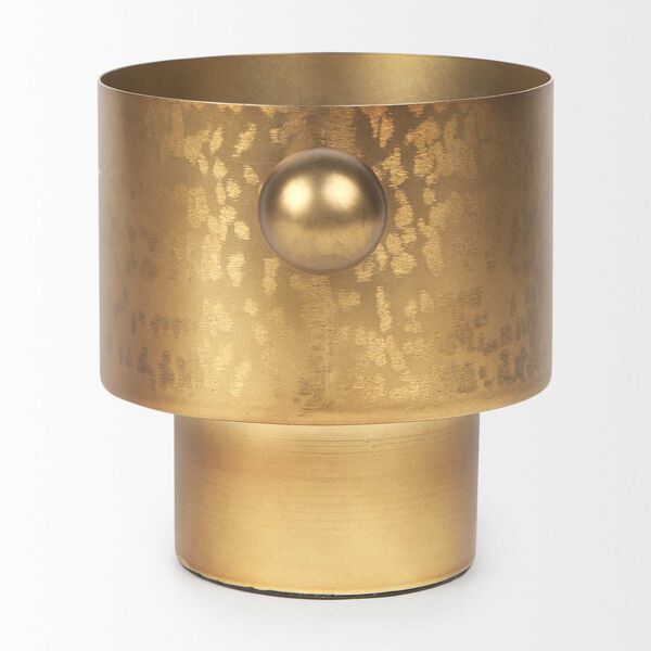 Juno Gold Iron Medium Vase, image 3