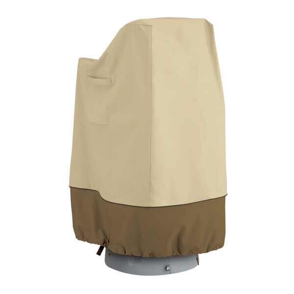Ash Beige and Brown Folding ADA Pool Lift Cover, image 1