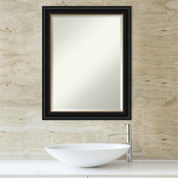 Manhattan Black 22W X 28H-Inch Bathroom Vanity Wall Mirror, image 5