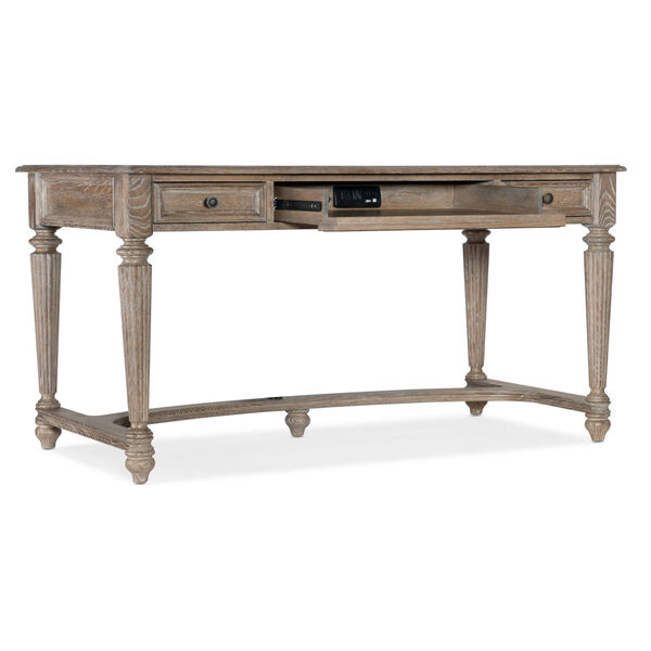 Sutter Oak and Champagne Writing Desk, image 3