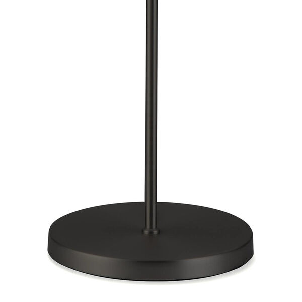 Laurel Matte Black Three-Light LED Floor Lamp, image 4