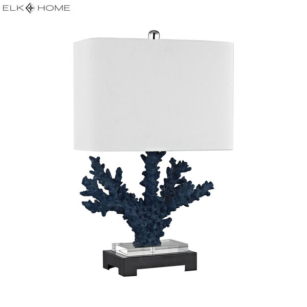 Cape Sable Navy Blue and Black One-Light Table Lamp, image 3
