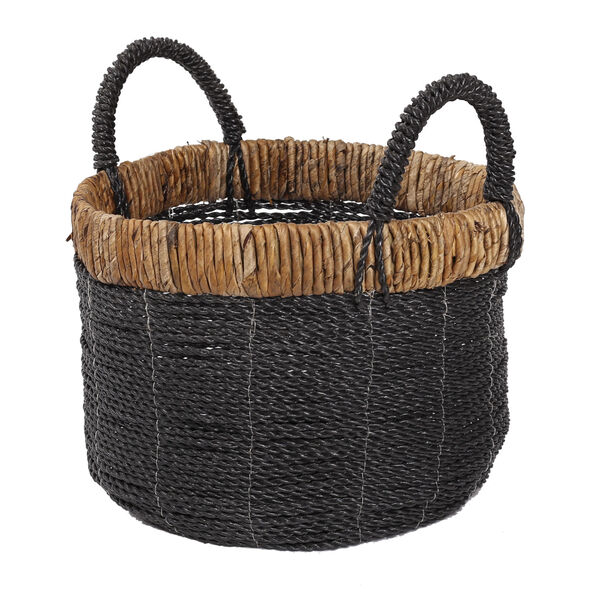 Granada Black Basket, Set of Two, image 3