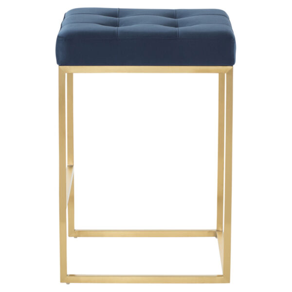 Chi Navy and Gold Counter Stool, image 3