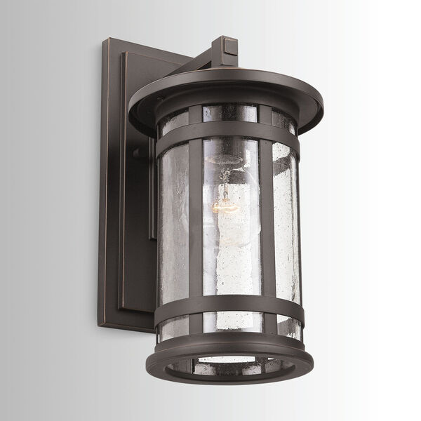 Mission Hills Oiled Bronze One-Light Outdoor Wall Lantern, image 2