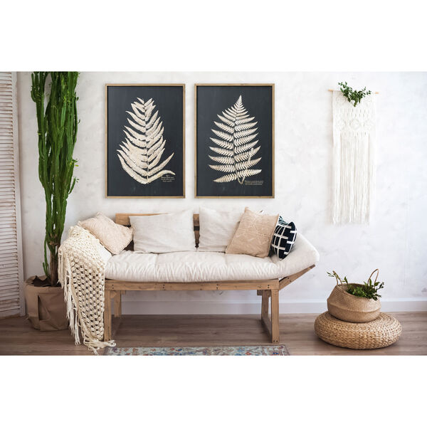 Collected Notions Black Wood Framed Wall Decor with Fern Leaf - Set of 2, image 5