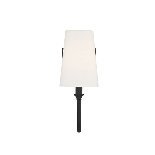 Cameron 
Matte Black One-Light Wall Sconce, image 5