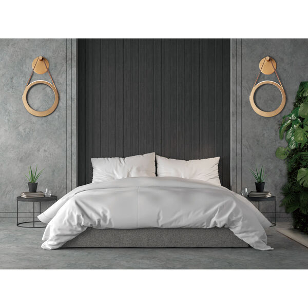 Tether Natural Aged Brass LED Wall Sconce, image 2