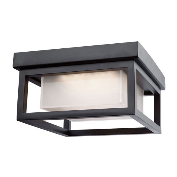 Kenwood Black One-Light LED Outdoor Flush Mount, image 1