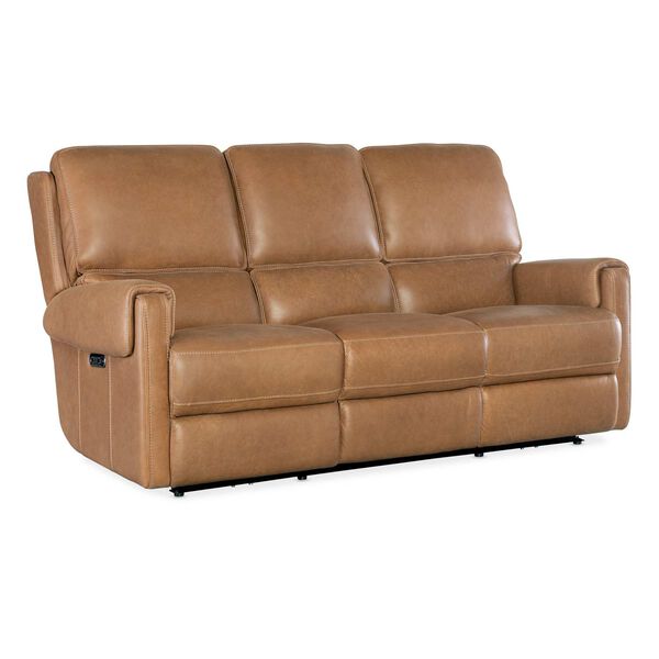 Brown Somers Power Sofa with Power Headrest, image 1