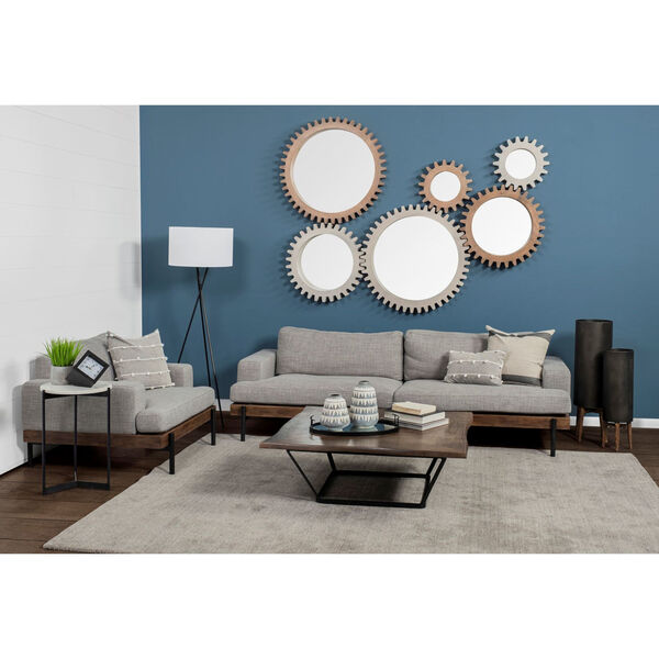 Sterling I White Round Wall Mirror, image 3