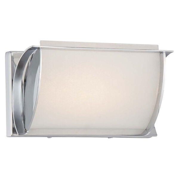 Arlington Brooke Chrome 9-Inch One-Light LED Bath Sconce, image 1