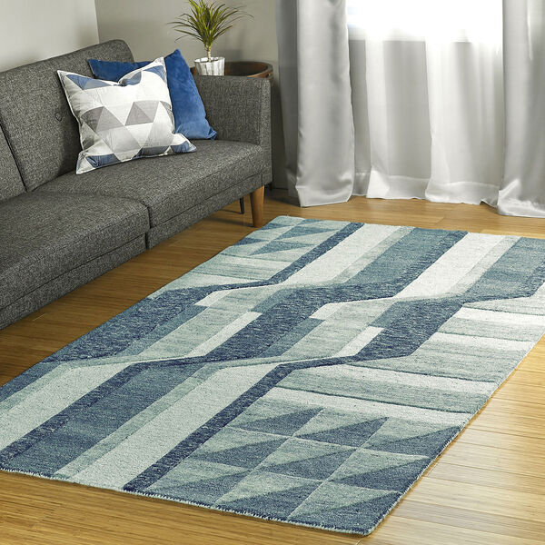 Alzada Blue Hand-Tufted 5Ft. x 7Ft. 9In Rectangle Rug, image 5