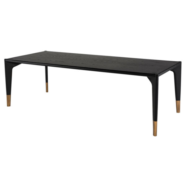Quattro Onyx and Bronze Dining Table, image 1