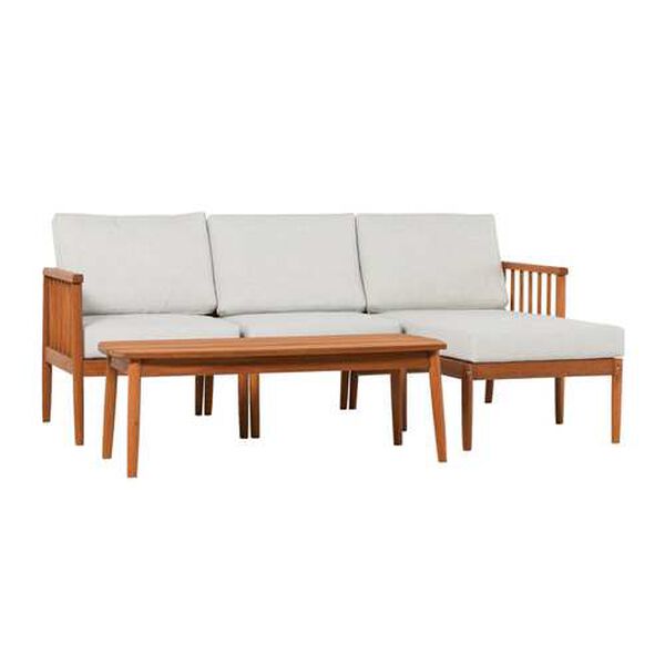 Circa Brown Four-Piece Outdoor Spindle Furniture Set, image 2