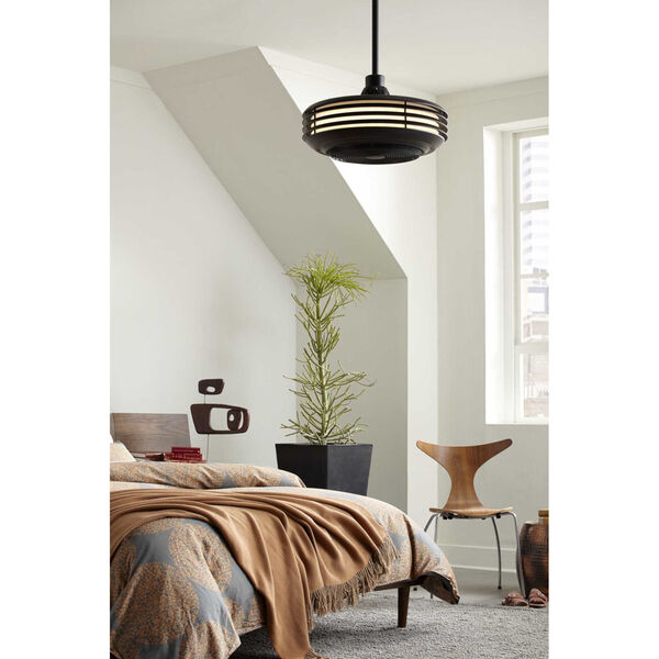 Bronze LED One-Light Indoor/Outdoor Ceiling Fan, image 2