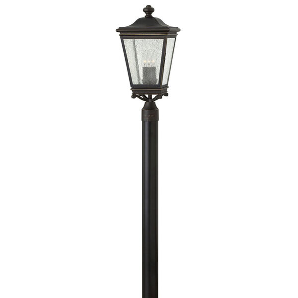 Lincoln Oil Rubbed Bronze Three-Light Outdoor Post Mount, image 5