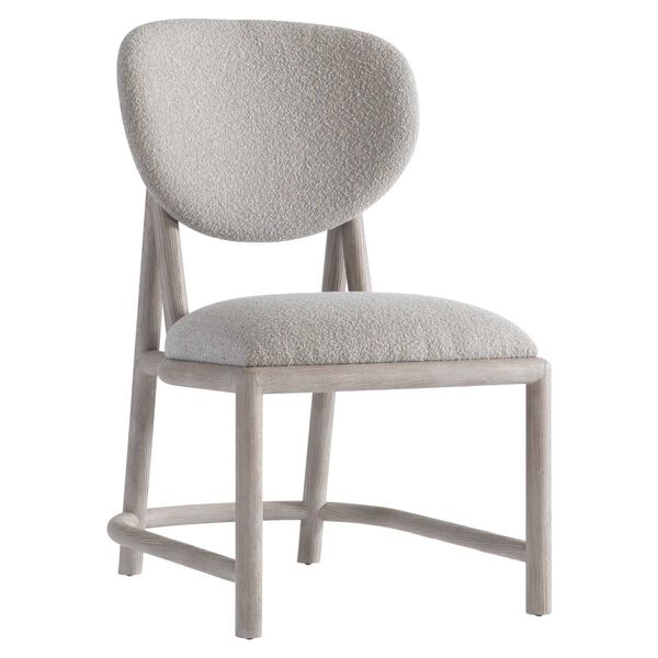 Trianon Light Gray Upholstered Back Side Chair, image 1