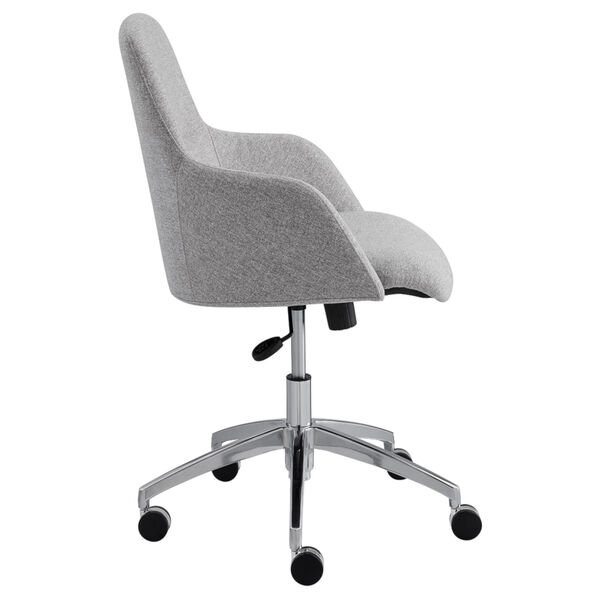 Minna Gray 26-Inch Low Back Office Chair, image 3