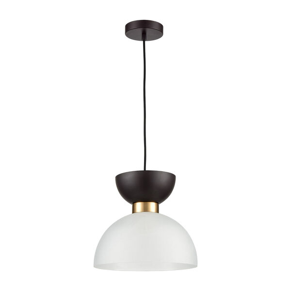 Softshot Oil Rubbed Bronze and Black One-Light Pendant, image 2