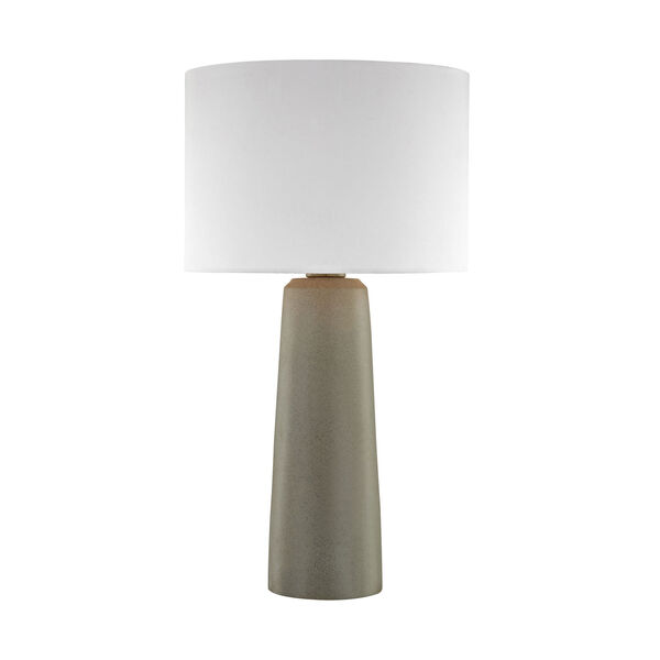 Eilat Concrete One-Light Outdoor Table Lamp, image 1