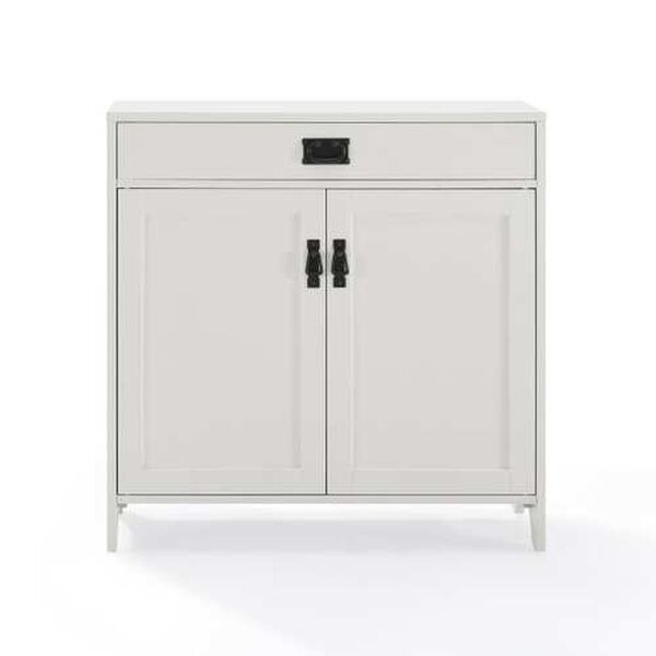 Fremont Distressed White Accent Cabinet, image 3