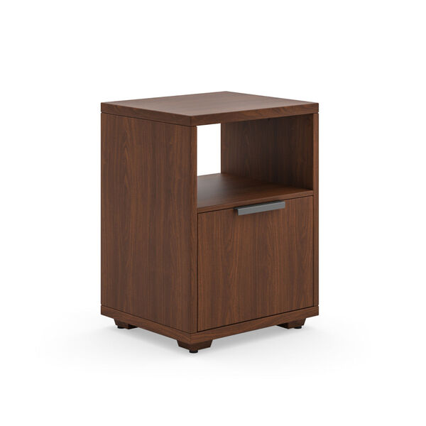 Merge Brown Standing Desk and File Cabinet, Two-Piece, image 3