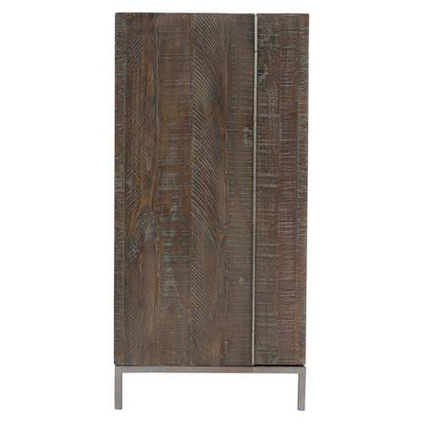 Logan Square Parkside Sable Brown and Gray Mist Bar Cabinet, image 4