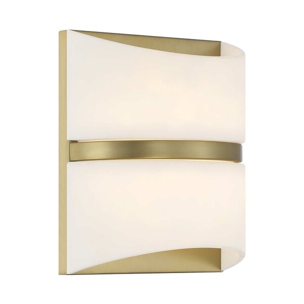 Velaux Soft Brass LED Wall Sconce, image 1
