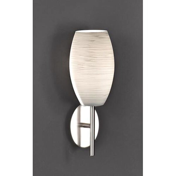 Batista 1 Silver One-Light Wall Sconce, image 1