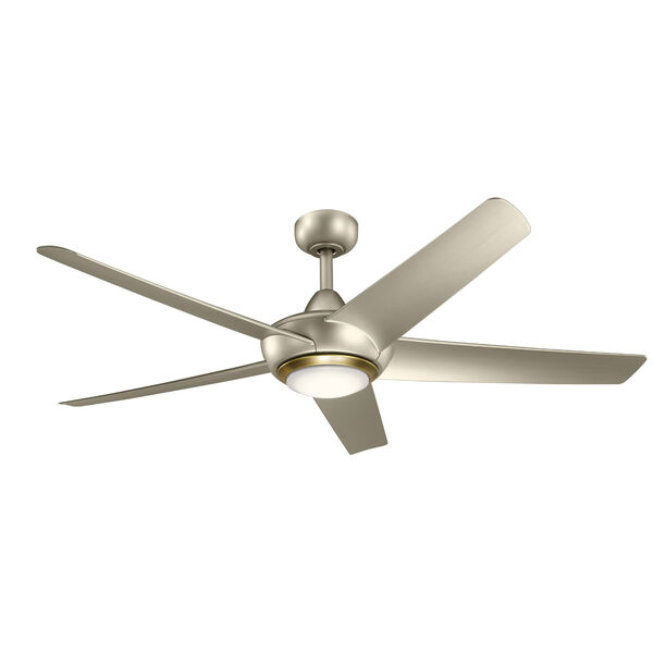 Kapono Brushed Nickel 52-Inch LED Ceiling Fan, image 5