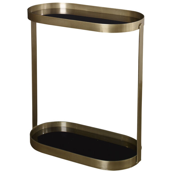 Adia Antique Gold End Table, image 1