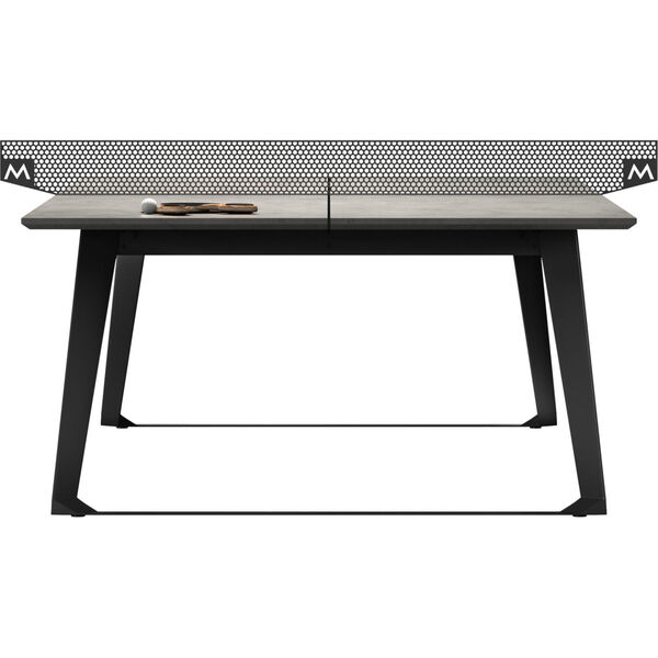 Amsterdam Gray Concrete Outdoor Ping Pong Table, image 4