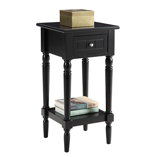 French Country Black Khloe Accent Table, image 2