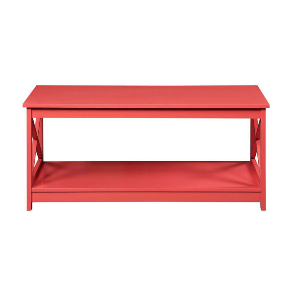 Oxford Coral Coffee Table with Shelf, image 4